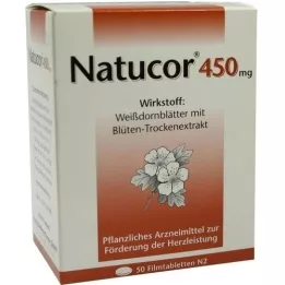 NATUCOR 450 mg filmdrasjerte tabletter, 50 stk