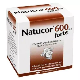 NATUCOR 600 mg forte filmdrasjerte tabletter, 100 stk