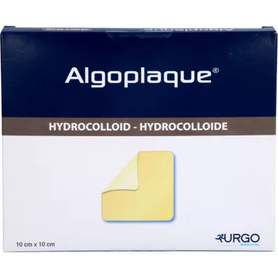 ALGOPLAQUE 10x10 cm fleksibel hydrokolloid bandasje, 10 stk