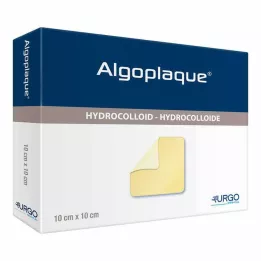 ALGOPLAQUE 10x10 cm fleksibel hydrokolloid bandasje, 10 stk