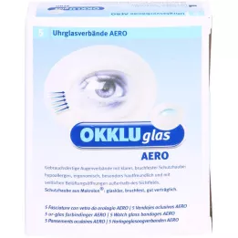 OKKLUGLAS Aero urglassbandasje, 5 stk