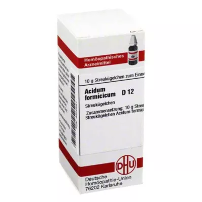 ACIDUM FORMICICUM D 12 globuler, 10 g