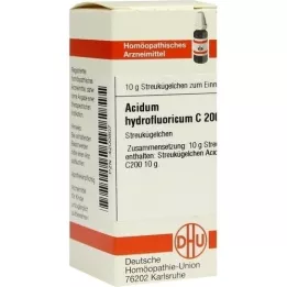 ACIDUM HYDROFLUORICUM C 200 globuler, 10 g