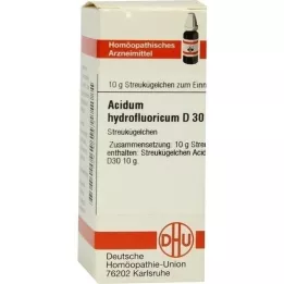 ACIDUM HYDROFLUORICUM D 30 globuler, 10 g