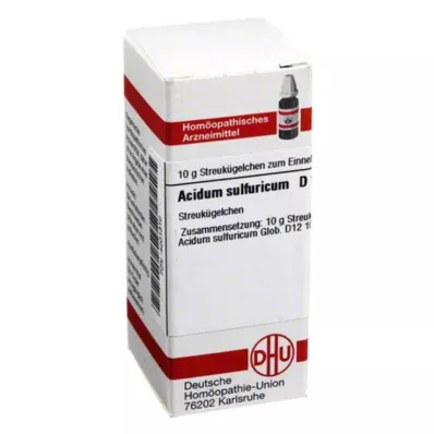 ACIDUM SULFURICUM D 12 globuler, 10 g
