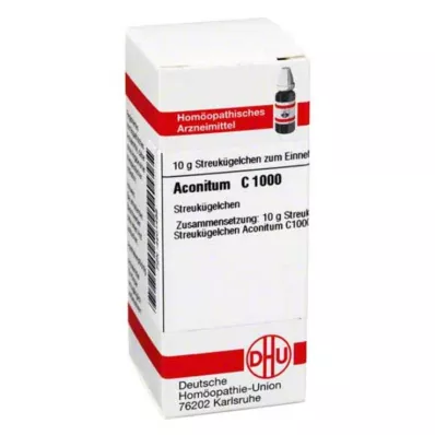 ACONITUM C 1000 globuler, 10 g ACONITUM C 1000 globuler, 10 g