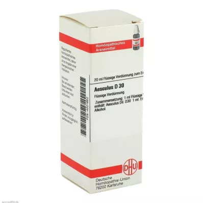 AESCULUS D 30 Fortynning, 20 ml