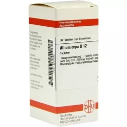 ALLIUM CEPA D 12 tabletter, 80 stk