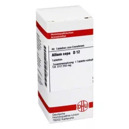 ALLIUM CEPA D 12 tabletter, 80 stk