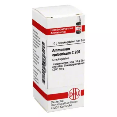 AMMONIUM CARBONICUM C 200 globuler, 10 g AMMONIUM CARBONICUM C 200 globuler, 10 g