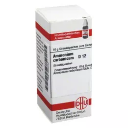 AMMONIUM CARBONICUM D 12 globuler, 10 g