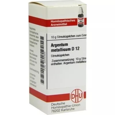 ARGENTUM METALLICUM D 12 globuler, 10 g
