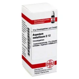 ARGENTUM METALLICUM D 12 globuler, 10 g