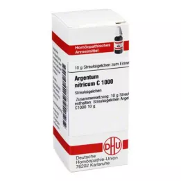ARGENTUM NITRICUM C 1000 globuler, 10 g