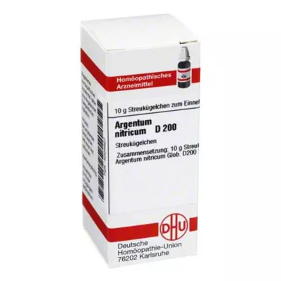 ARGENTUM NITRICUM D 200 globuler, 10 g ARGENTUM NITRICUM D 200 globuler, 10 g