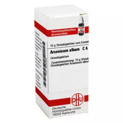 ARSENICUM ALBUM C 6 globuli, 10 g ARSENICUM ALBUM C 6 globuli, 10 g