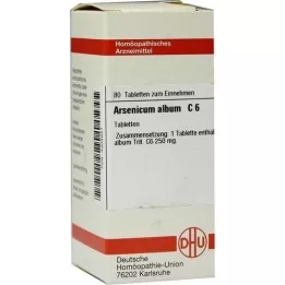 ARSENICUM ALBUM C 6 tabletter, 80 stk