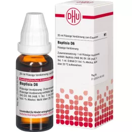 BAPTISIA D 6 Fortynning, 20 ml