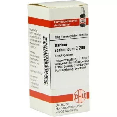 BARIUM CARBONICUM C 200 globuler, 10 g