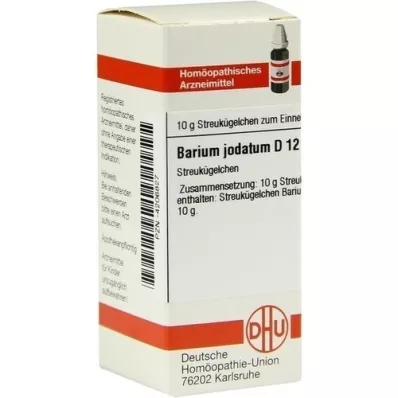BARIUM JODATUM D 12 globuler, 10 g