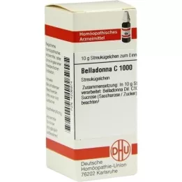 BELLADONNA C 1000 globuler, 10 g