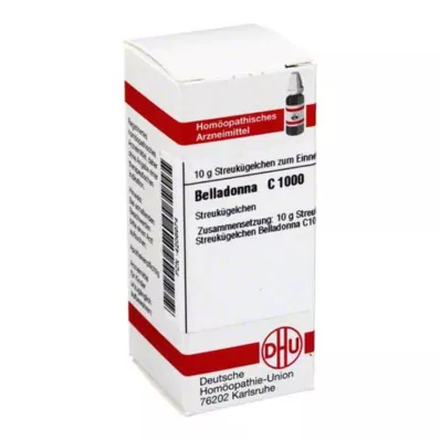 BELLADONNA C 1000 globuler, 10 g