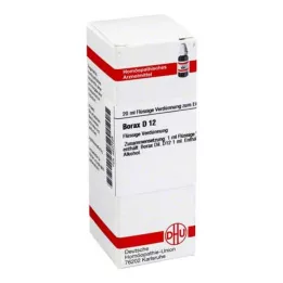DHU Boraks D 12 Fortynning, 20 ml