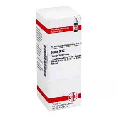 BORAX D 12 Fortynning, 20 ml BORAX D 12 Fortynning, 20 ml