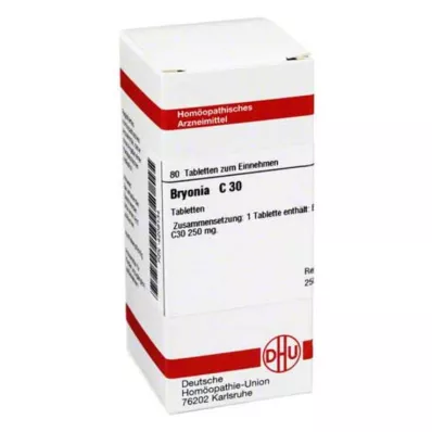 BRYONIA C 30 tabletter, 80 stk