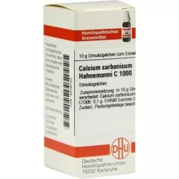 CALCIUM CARBONICUM Hahnemanni C 1000 globuler, 10 g