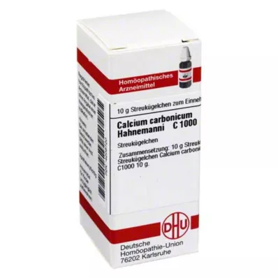 CALCIUM CARBONICUM Hahnemanni C 1000 globuler, 10 g