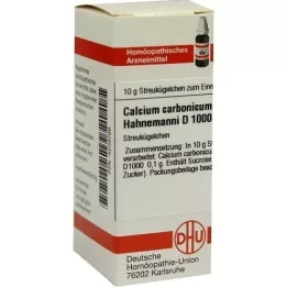 CALCIUM CARBONICUM Hahnemanni D 1000 globuler, 10 g