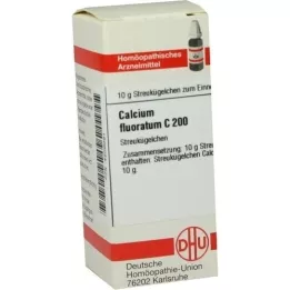 CALCIUM FLUORATUM C 200 globuler, 10 g