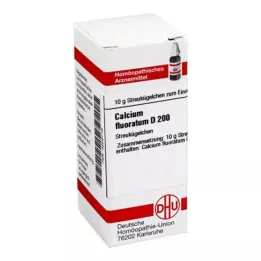 CALCIUM FLUORATUM D 200 globuler, 10 g