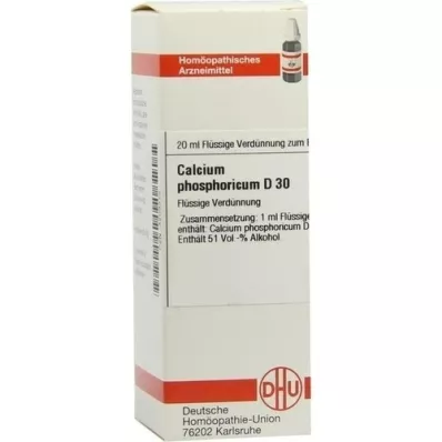 CALCIUM PHOSPHORICUM D 30 Fortynning, 20 ml