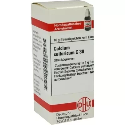 CALCIUM SULFURICUM C 30 globuler, 10 g