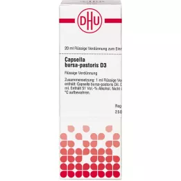 CAPSELLA BURSA pastoris D 3 fortynning, 20 ml