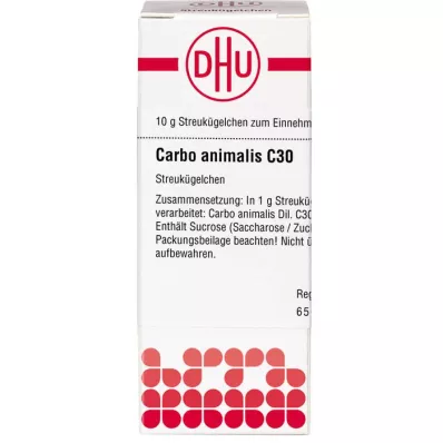 CARBO ANIMALIS C 30 globuler, 10 g