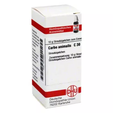 CARBO ANIMALIS C 30 globuler, 10 g
