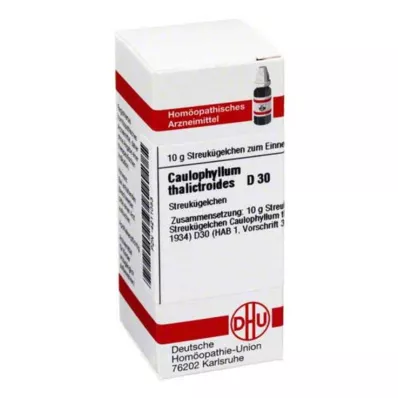 CAULOPHYLLUM THALICTROIDES D 30 globuler, 10 g CAULOPHYLLUM THALICTROIDES D 30 globuler, 10 g