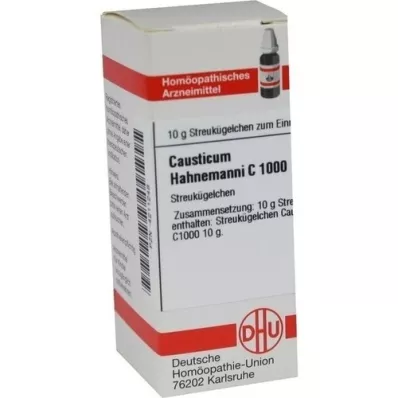 CAUSTICUM HAHNEMANNI C 1000 globuler, 10 g