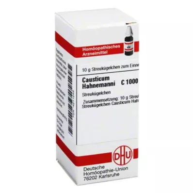 CAUSTICUM HAHNEMANNI C 1000 globuler, 10 g