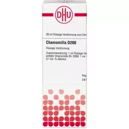 CHAMOMILLA D 200-fortynning, 20 ml