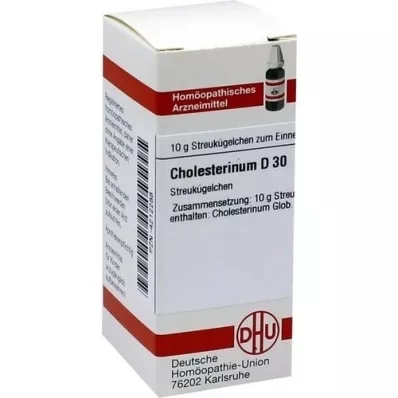 CHOLESTERINUM D 30 globuler, 10 g