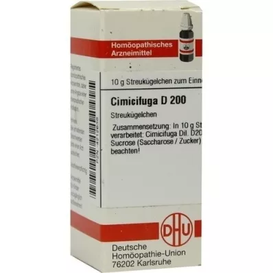 CIMICIFUGA D 200 globuler, 10 g