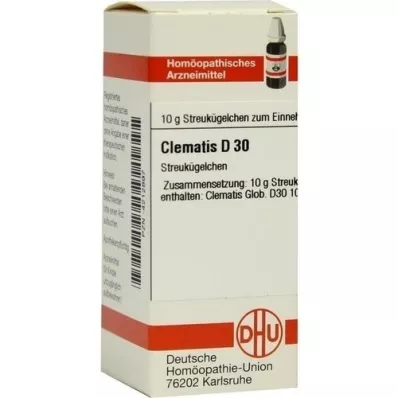 CLEMATIS D 30 globuler, 10 g