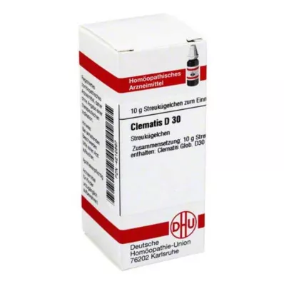 CLEMATIS D 30 globuler, 10 g
