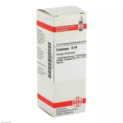 CRATAEGUS D 10 Fortynning, 20 ml