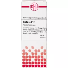 CROTALUS D 12 Fortynning, 50 ml