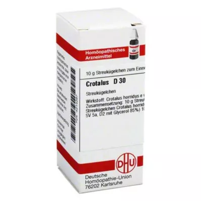 CROTALUS D 30 globuler, 10 g